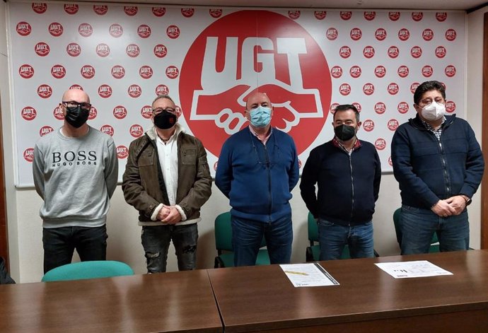 Responsables de UGT en la provincia de Jaén