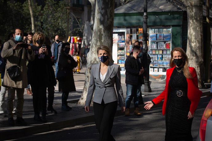 La vicepresidenta segona del govern central i ministra de Treball i Economia Social, Yolanda Díaz