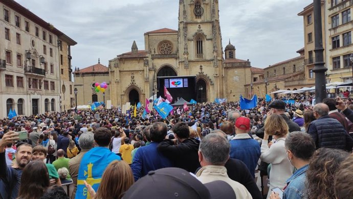 Archivo - Manifestación en Oviedo por la oficialidad del asturiano y el gallego-asturiano