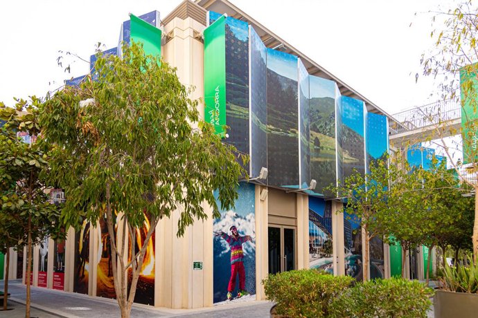 Archivo - Arxiu - L'exterior del pavelló d'Andorra en l'Exposició Universal de Dubai 2020