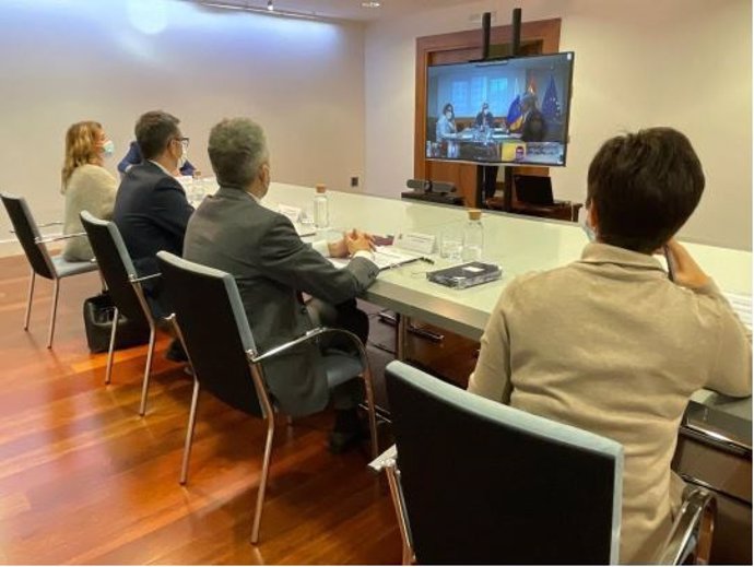 Félix Bolaños preside una reunión interministerial para coordinar e impulsar la reconstrucción de La Palma.