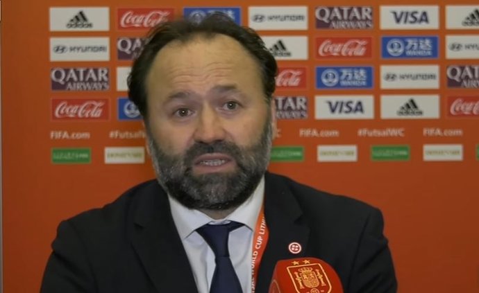 El seleccionador español de fútbol sala Fede Vidal