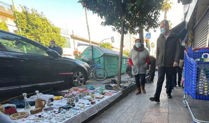 El candidato del PP a la Alcaldía de Sevilla, José Luis Sanz, en Su Eminencia.