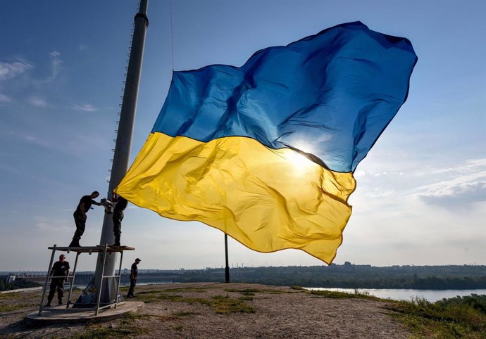 Archivo - Imatge d'arxiu d'una bandera d'Ucrana