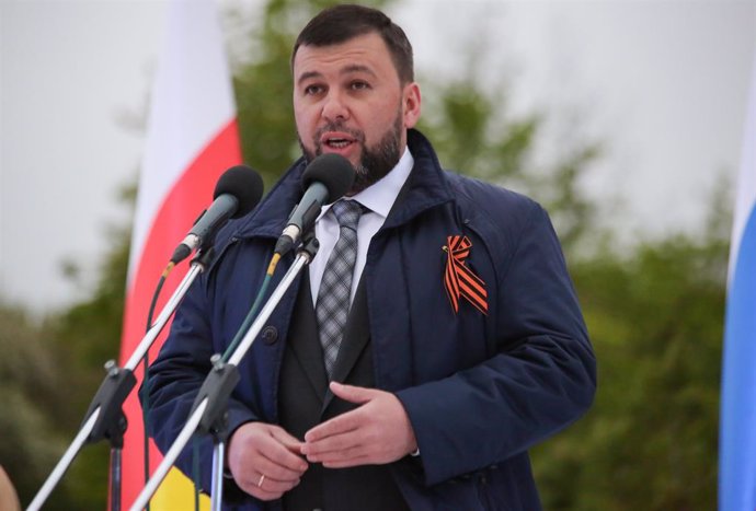 El líder de l'autoproclamada República Popular de Donetsk (RPD), Denis Pushilin.
