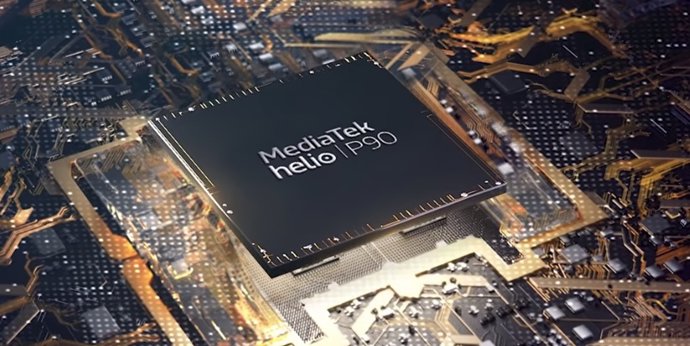Archivo - Procesador MediaTek Helio P90
