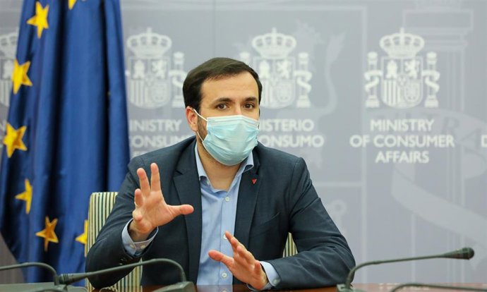El ministro de Consumo, Alberto Garzón