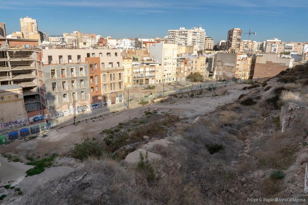 Imagen del Cerro del Molinete desde la Morería Baja