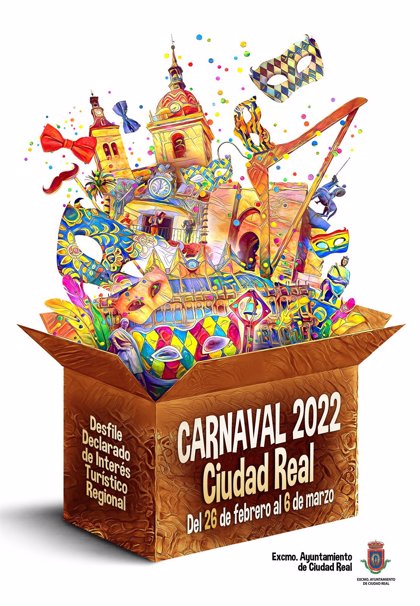 El cartel del Carnaval de Ciudad Real "abre una explosión de color" para volver a celebrarlo