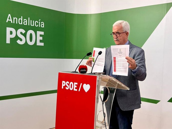 Jiménez Barrios en rueda de prensa.