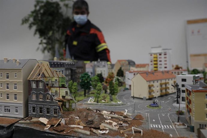 Presentación de la Maqueta instructiva para mandos del Consorcio Provincial de Bomberos