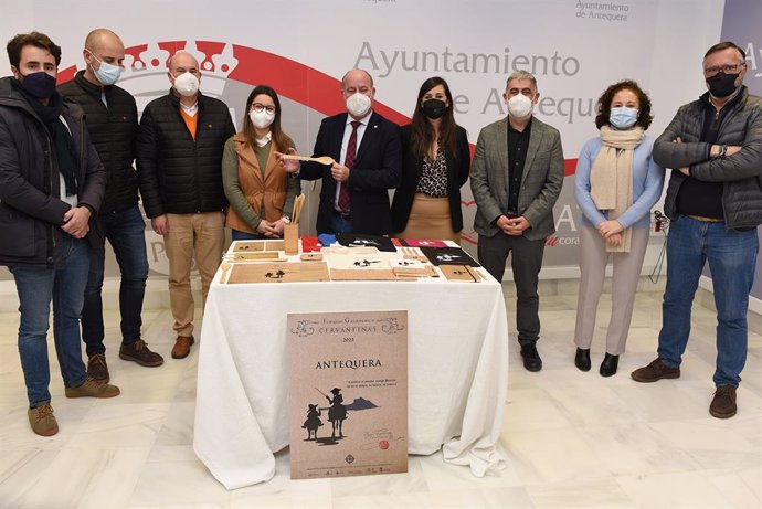 Presentación de las Jornadas Gastronómicas Cervantinas 2022 en Antequera.