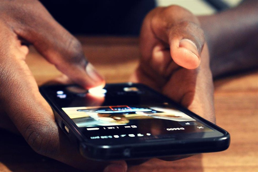 Smartphone con Android.