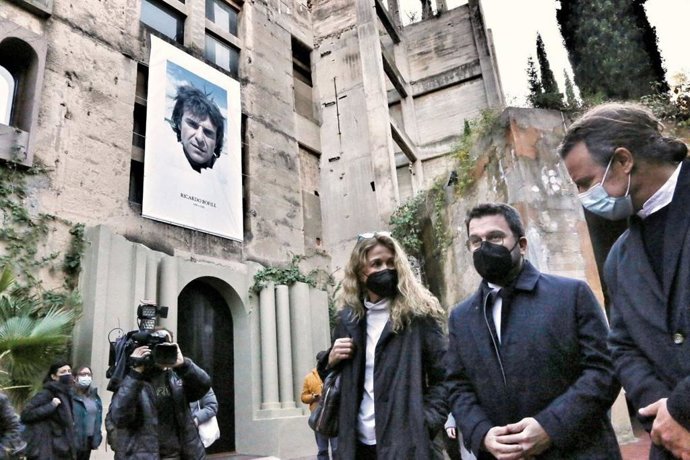 El president Pere Aragons assisteix a l'homenatge a l'arquitecte Ricardo Bofill al seu taller