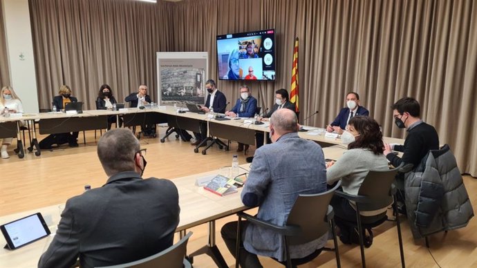 Reunión de la Comisión de seguimiento del plan de Rodalies de la Diputación de Lleida