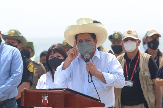 El presidente de Perú, Pedro Castillo.