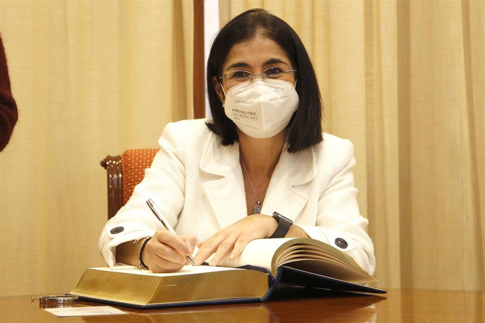 La ministra de Sanidad, Carolina Darias.