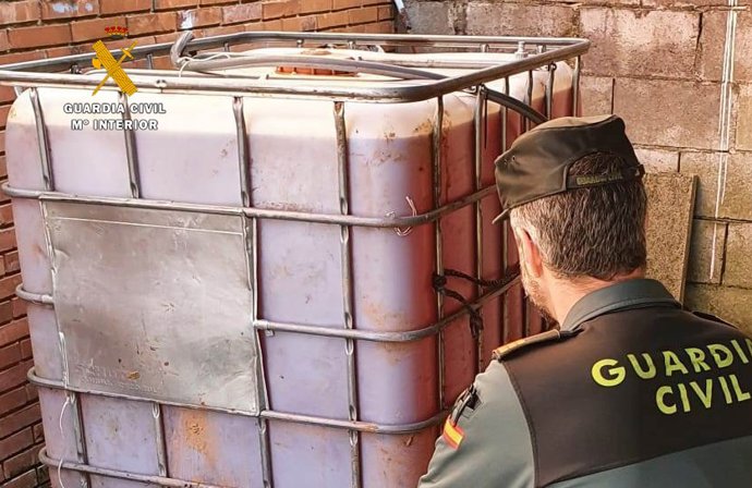 Depósito con el gasóleo