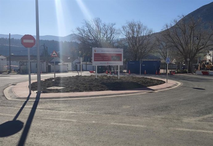 Imagen la glorieta de Monreal tras la finalización de las obras.