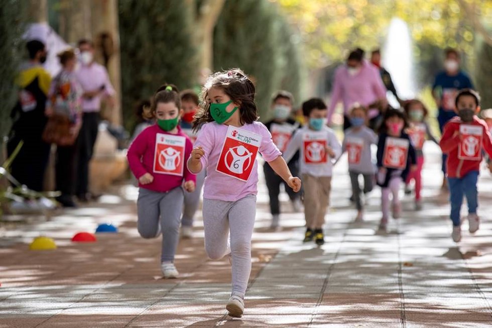 Carrera de niños