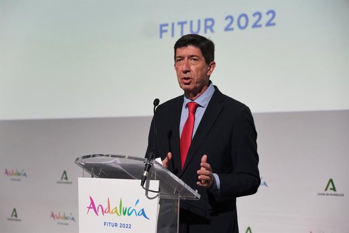 El vicepresidente y consejero de Turismo, Regeneración, Justicia y Administración Local, Juan Marín