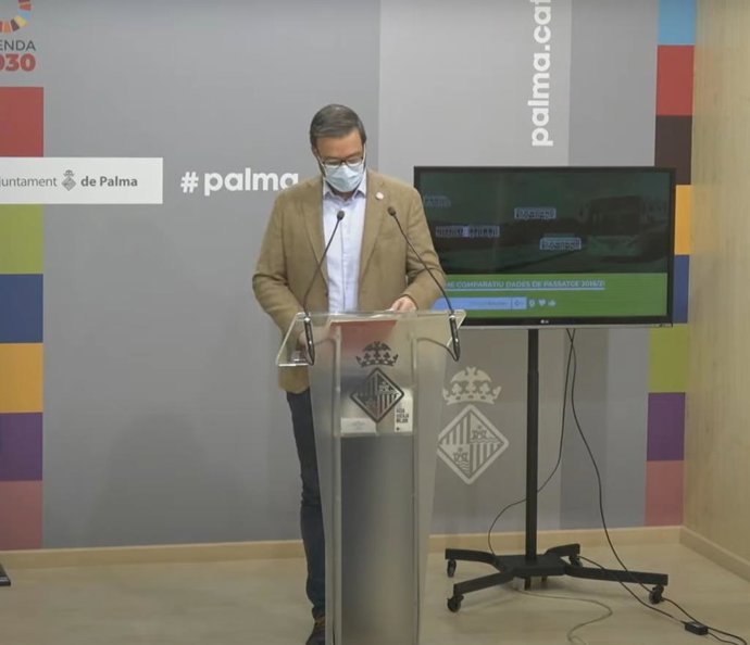El alcalde de Palma, José Hila, en rueda de prensa.
