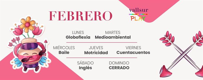 Programación Ludoteca Vallsur Febrero