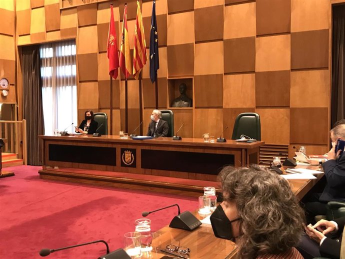 Pleno del Ayuntamiento de Zaragoza.
