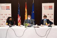 Sánchez celebra el crecimiento del PIB español en 2021 en una reunión con empresas norteamericanas