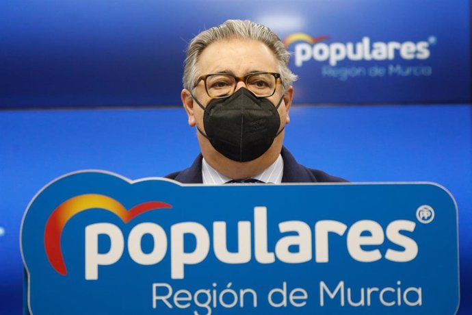 El eurodiputado del PP Juan Ignacio Zoido, en Murcia