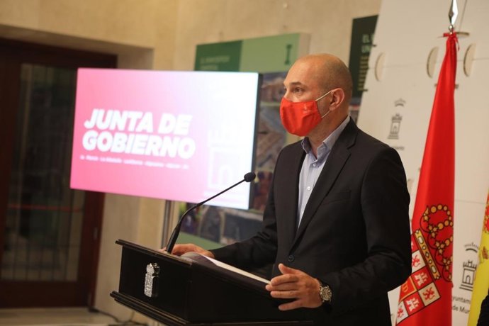 Pedro García Rex, tras la Junta de Gobierno