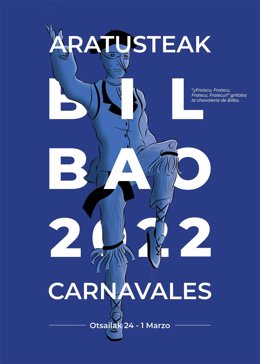Cartel de los Carnavales de Bilbao de 2022.