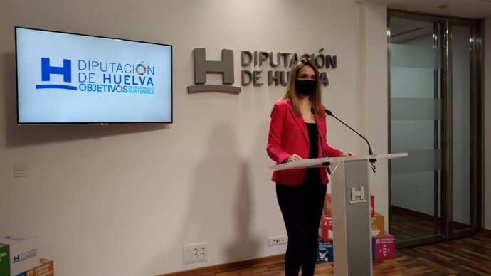 La portavoz del grupo provincial de Ciudadanos (Cs) en la Diputación de Huelva, María Ponce.