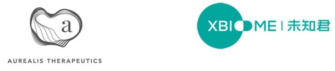 Aurealis Therapeutics and Xbiome Logo