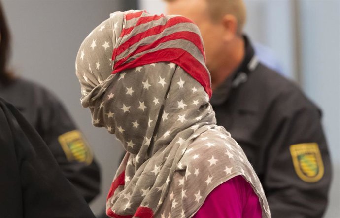 Archivo - Imagen de archivo de un juicio en Alemania contra una mujer por presunta afiliación al Estado Islámico