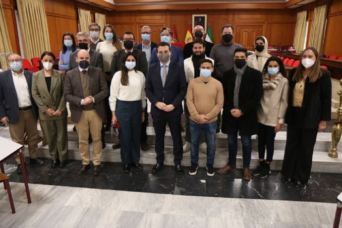 Visita de la delegación del Ministerio de Cultura de Arabia Saudí a Córdoba.