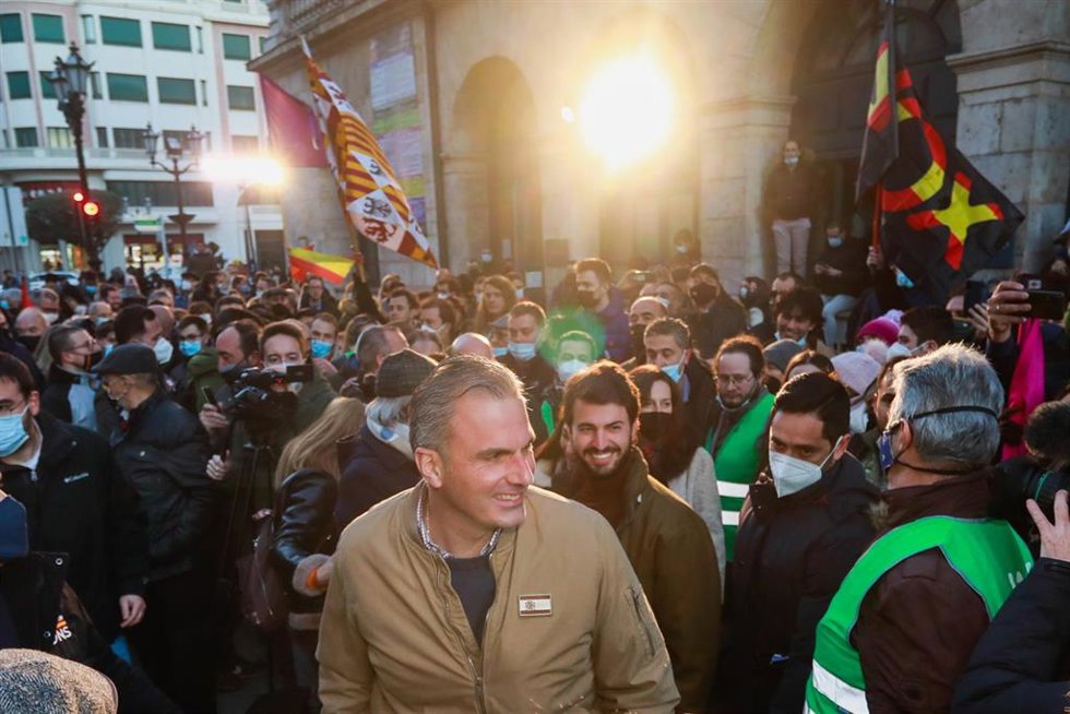 Acto de inicio de campaña de Vox en Burgos