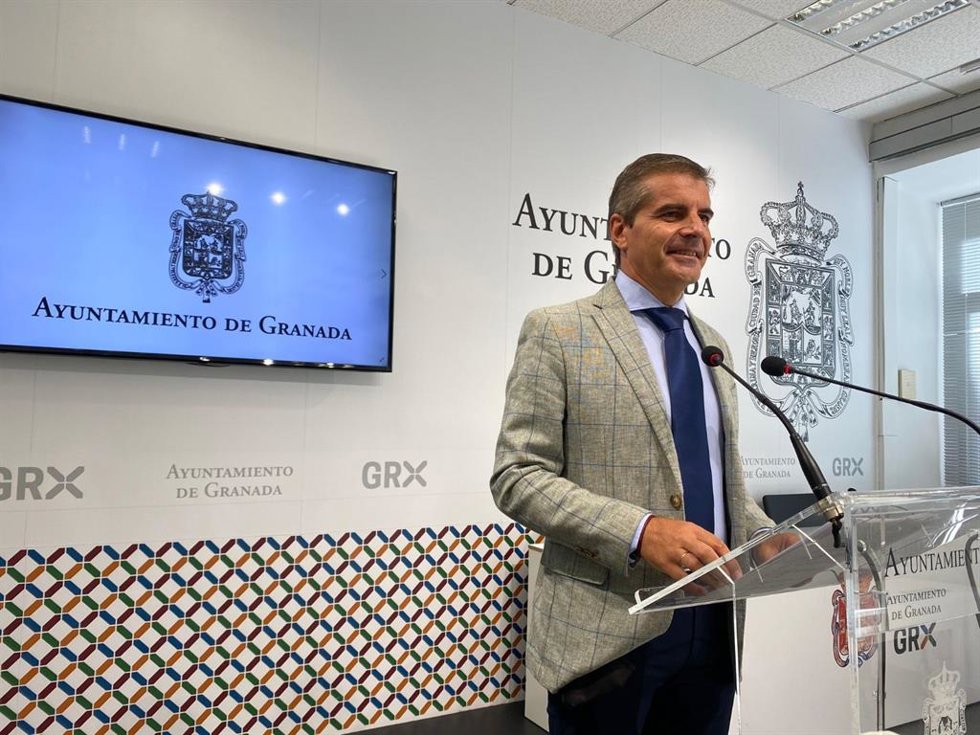 El portavoz del Grupo Municipal Popular en el Ayuntamiento de Granada, César Díaz