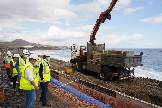 El Cabildo de Tenerife repara en una semana la conducción de agua regenerada al sur