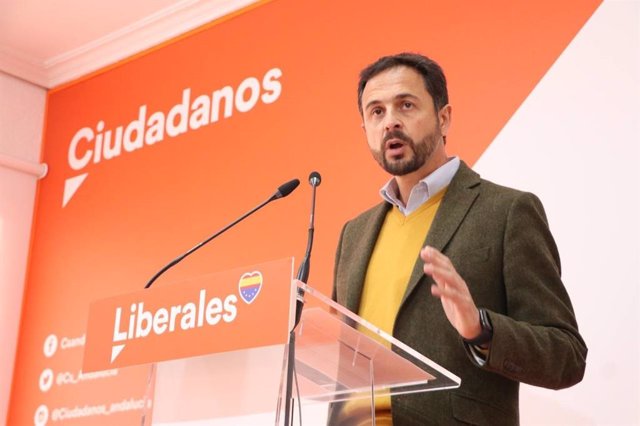 El secretario autonómico de Acción Institucional de Ciudadanos (Cs) en Andalucía, Javier Loscertales