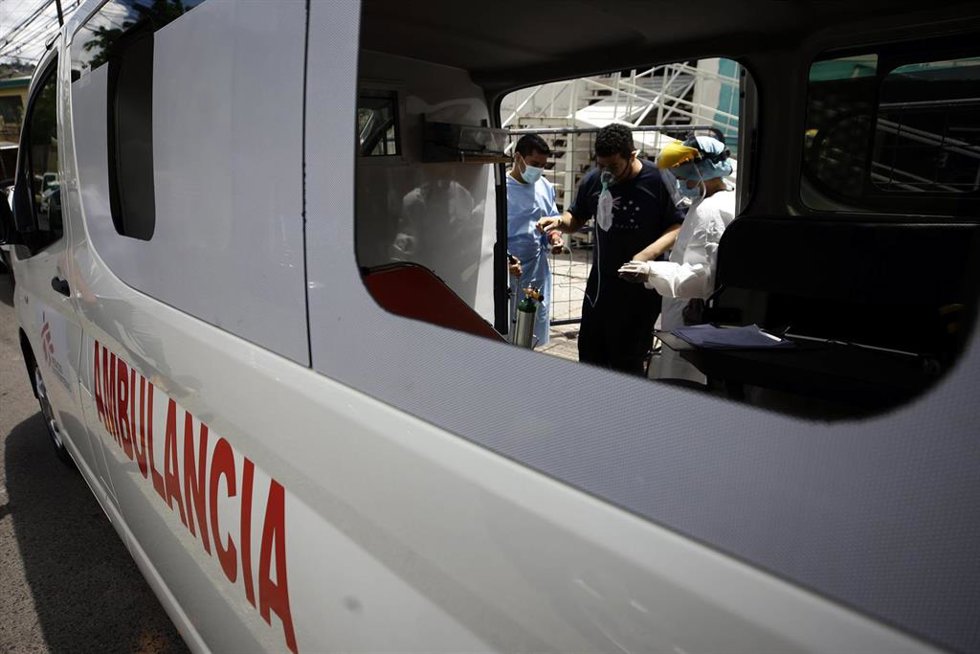 Ambulancia en Tegucigalpa, Honduras