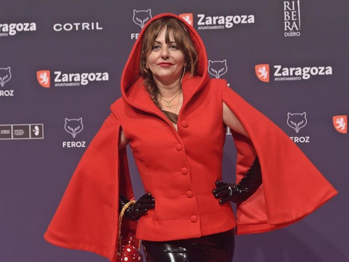 La actriz nominada, Yolanda Ramos, posa en el photocall de la gala IX edición de los Premios Feroz en el Auditorio de Zaragoza, a 29 de enero de 2022, en Zaragoza, Aragón (España).