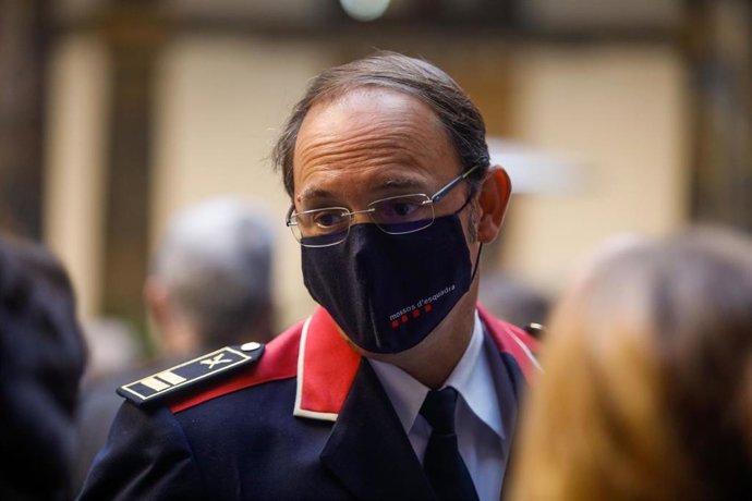 El comisario jefe de los Mossos d' Esquadra, Josep María Estela