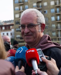 Archivo - El ex jefe de ETA Mikel Antza' responde a los medios a su llegada a declarar en la investigación del asesinato de Gregorio Ordóñez, a 21 de diciembre de 2021, en San Sebastián, Guipúzcoa, País Vasco, (España). Antza declara en la investigació