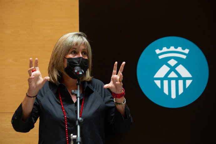 Archivo - Arxivo - L'alcaldessa de L'Hospitalet de Llobregat, Núria Marín