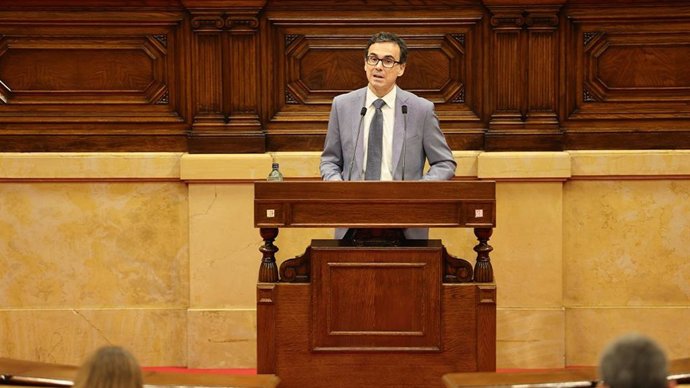 Archivo - Arxivo - El diputat de Vox en el Parlament Manuel Acosta, en una imatge del partit