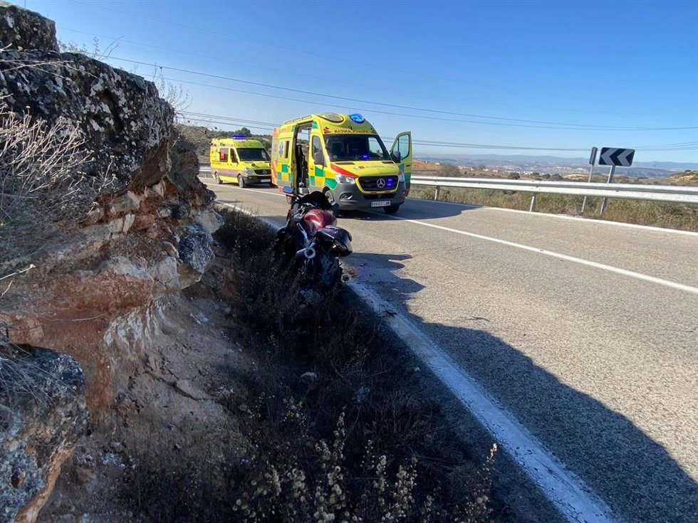 Imagen del accidente en Arganda