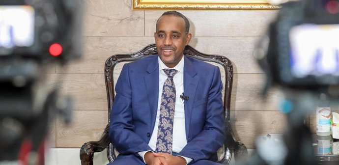 Archivo - Arxivo - El primer ministre de Somlia, Mohamed Husein Roure