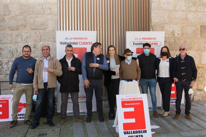 Guitarte, en un acto de la España Vaciada en Medina del Campo (Valladolid)