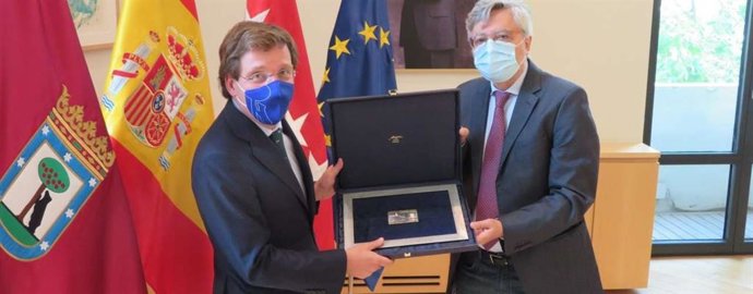 El alcalde de Madrid, José Luis Martínez-Almeida, será premiado por la Capitalidad Mundial del Deporte en 2022 en la VI Gala de la Asociación de la Prensa Deportiva de Madrid.